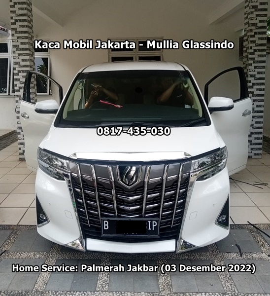 kaca depan toyota alphard di Jakarta Bekasi Depok Tangerang