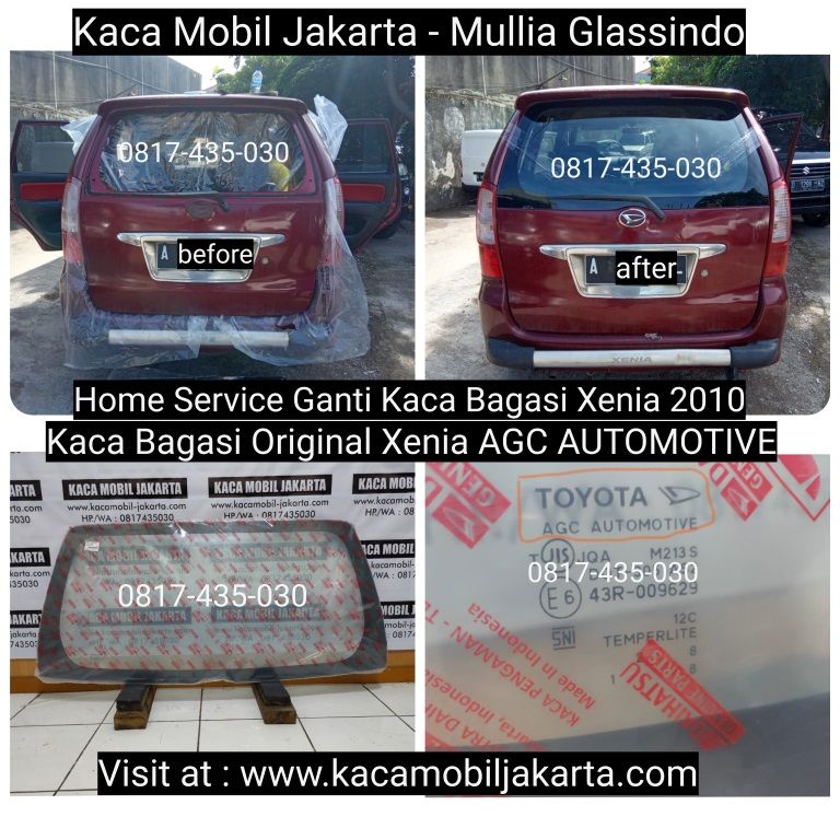 Tempat Ganti Kaca Belakang Mobil Xenia Avanza di Jakarta Murah dan Original