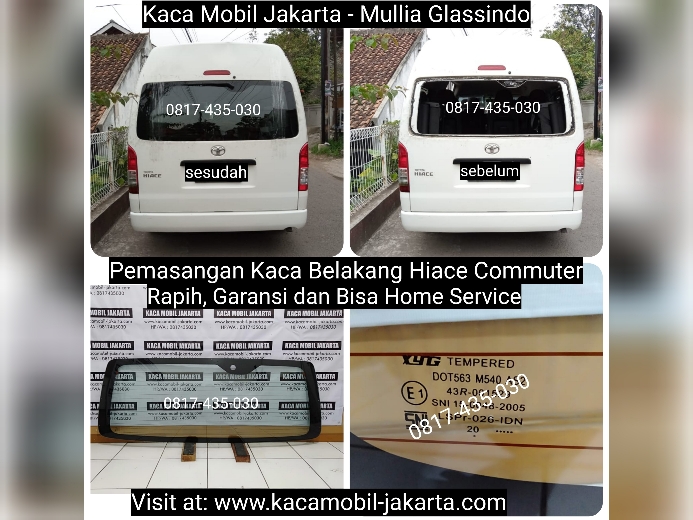 Ready Stok Kaca Mobil Hiace Commuter di Jakarta Bekasi Depok Bogor Tangerang