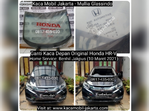Home Service Pemasangan Kaca Depan Original Honda HRV di Benhil Jakarta Pusat