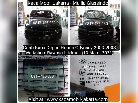 Bengkel Spesialis Pemasangan Kaca Depan Mobil Honda Odyssey di Jakarta Murah dan Bergaransi
