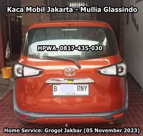 Jual Kaca Mobil Belakang Toyota Sienta Jakarta
