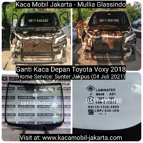 Pasang Kaca Depan Mobil Voxy Noah di Jakarta Bekasi Depok Tangerang Bogor Cikarang
