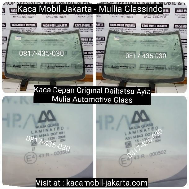 Harga Kaca Depan Mobil Agya Ayla Original di Jakarta Murah dan Bergaransi