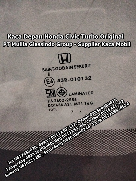 Kaca Depan Civic Turbo Jakarta