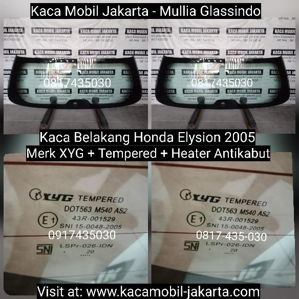 Bengkel Spesialis Kaca Mobil Honda Elysion di Jakarta Bekasi Tangerang Depok Bogor