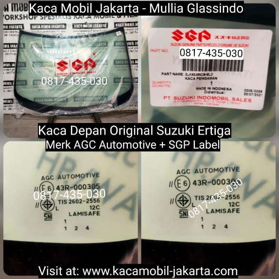 Jual Kaca Depan Original Mobil Suzuki Ertiga di Jakarta Bekasi Depok Tangerang Bogor
