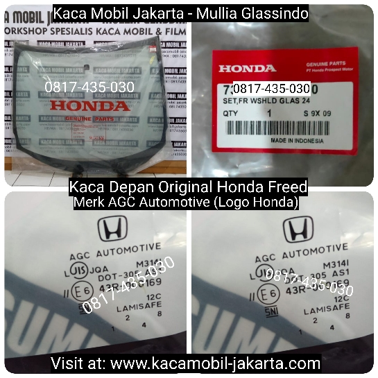Jual Kaca Depan Original Honda Freed di Bekasi Tangerang Depok Bogor Jakarta