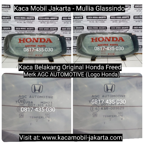 Jual Kaca Belakang Original Honda Freed di Jakarta Bekasi Tangerang Depok Bogor Cikarang Banten