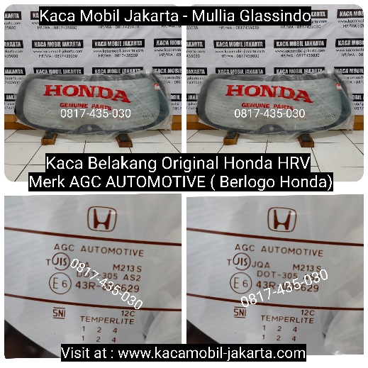 Harga Kaca Belakang Original Mobil Honda HRV di Jakarta Bekasi Tangerang Depok Bogor
