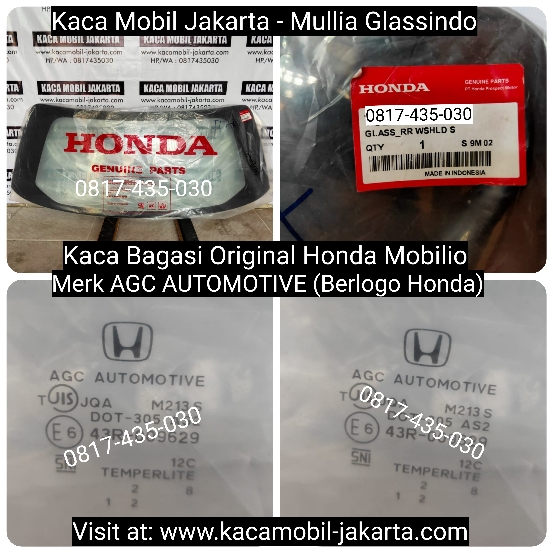 Jual Kaca Mobil Belakang Original Honda Mobilio di Jakarta Bekasi Depok Tangerang Bogor